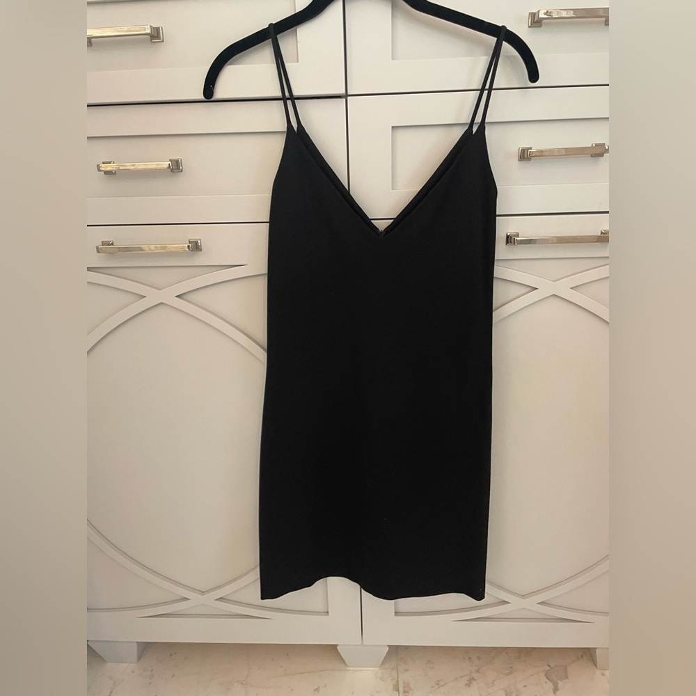 Black mini dress